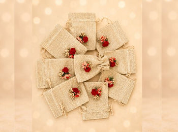 Floral Designer Potli Pouch
