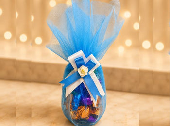 Blue Chocolate Jar Hamper