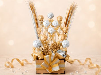 Black & Gold Luxury Chocolate Bouquet