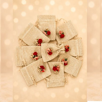 Floral Designer Potli Pouch