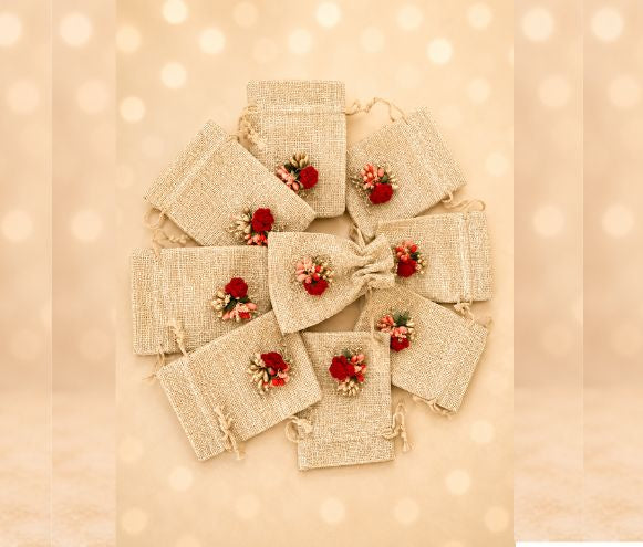 Floral Designer Potli Pouch