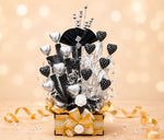 Black & White Designer Chocolate Arrangement