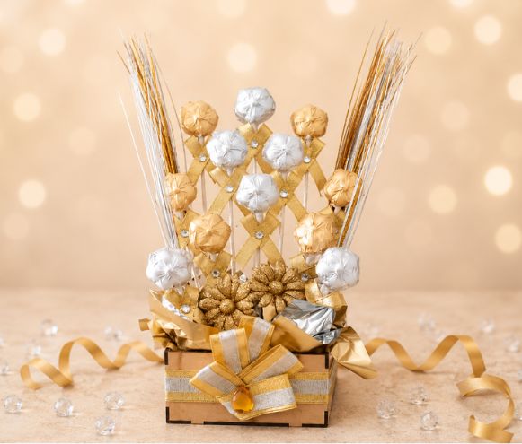 Royal Gold & Silver Chocolate Tray
