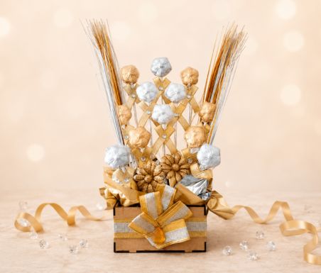 Black & Gold Luxury Chocolate Bouquet