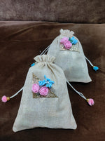 Handmade Jute Potli Bag Set